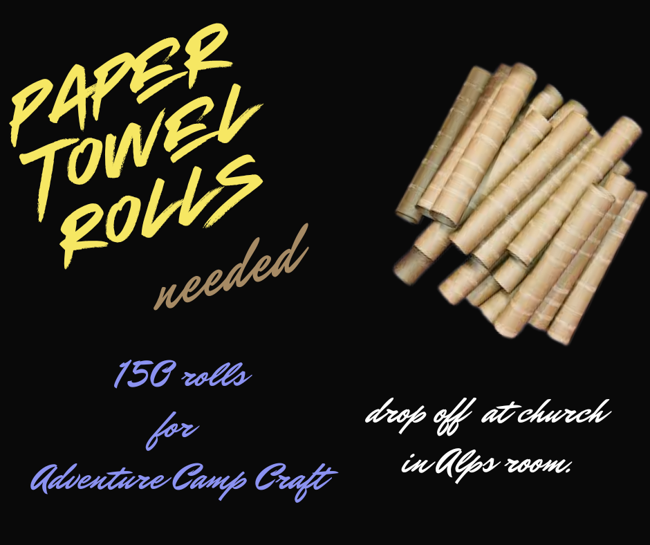 Paper Towels Needed